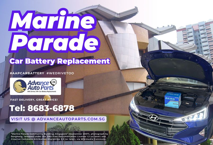 Car Battery Replacement Marine Parade | 24Hr Onsite | AAP 1 Car Battery Replacement Marine Parade