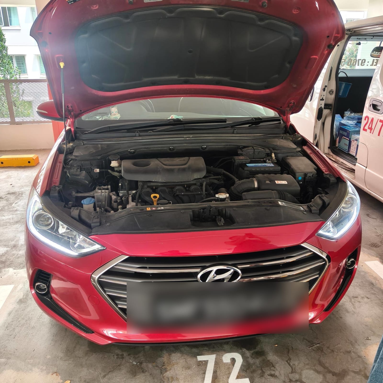 Home 1 AAP AKIRO battery replacement, Hyundai Elantra, S$160