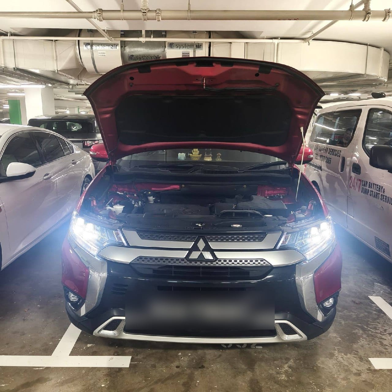 AAP AKIRO battery replacement, Mitsubishi Outlander, S$170